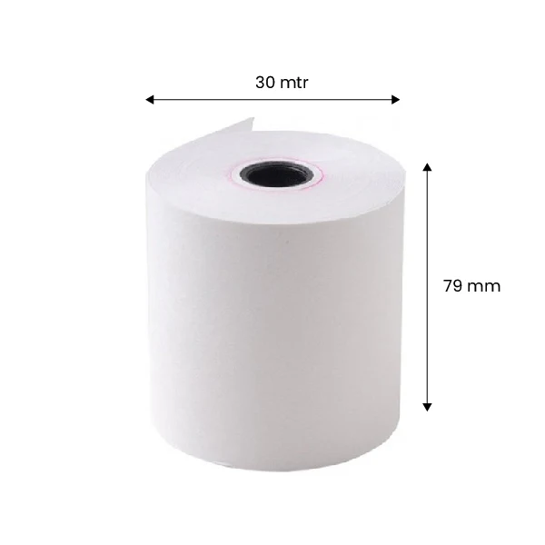 Thermal Printer Rolls | Pack of 10 | 79mm X 30Mtr | 50 GSM - Image 4