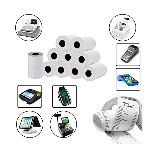 Thermal Paper Roll | Pack of 10 | 57mm x 15Mtrs | 50 GSM - Image 2